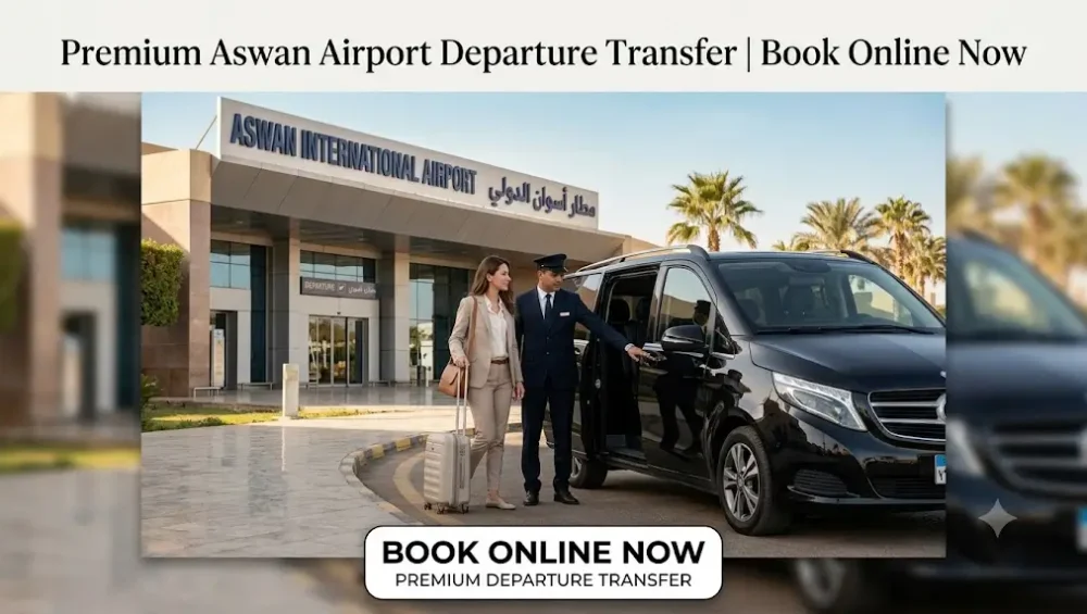 Premium Aswan Airport Departure Transfer