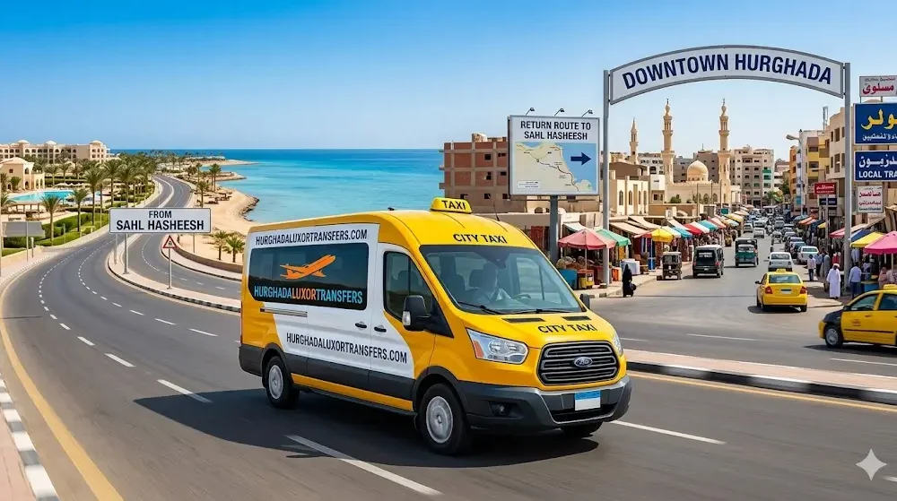 Taxi Hurghada City To Downtown Hurghada And Return