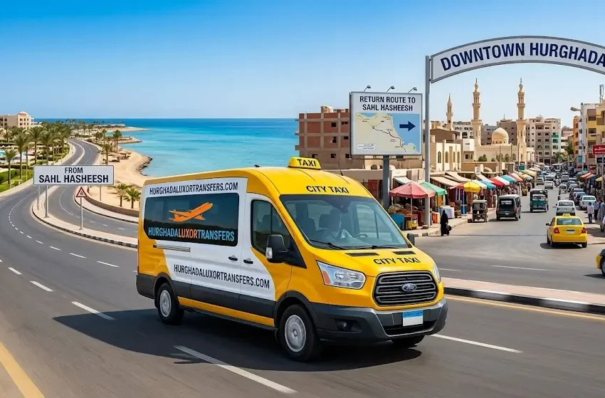 Taxi Hurghada City To Downtown Hurghada And Return