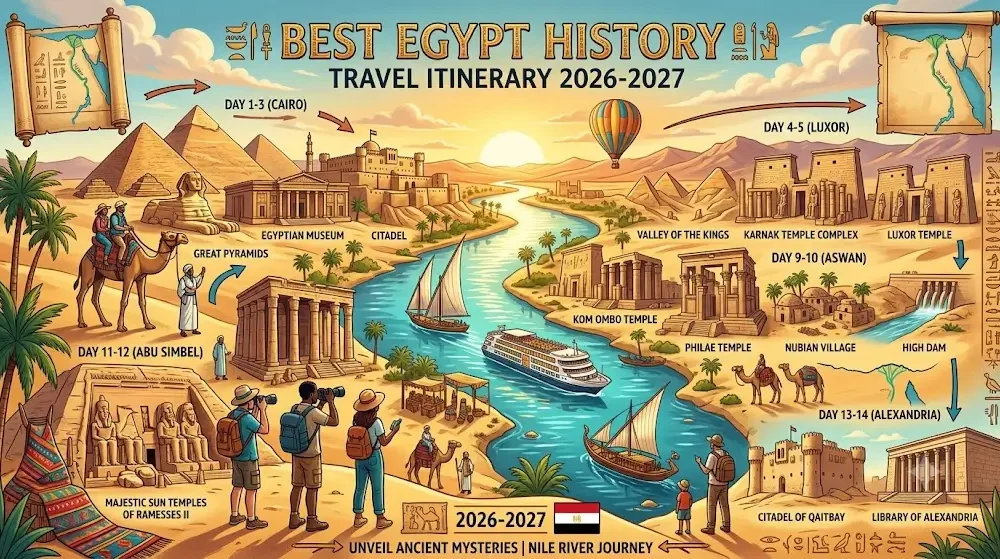 Best Egypt History Travel Itinerary