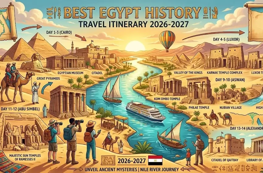 Best Egypt History Travel Itinerary
