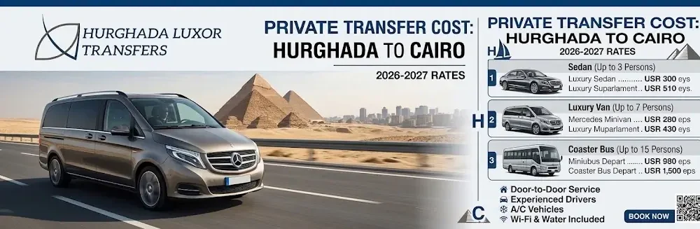 Hurghada to Cairo Private Transfer Cost 2026-2027