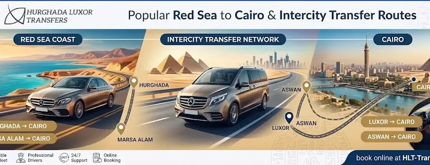 Popular Red Sea to Cairo & Intercity Transfer Routes
