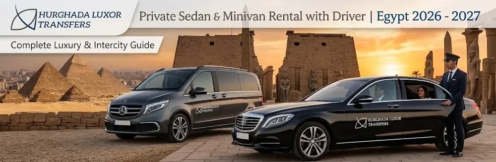 Private Sedan Minivan Rental with Driver Egypt 2026-2027: Complete Luxury & Intercity Guide